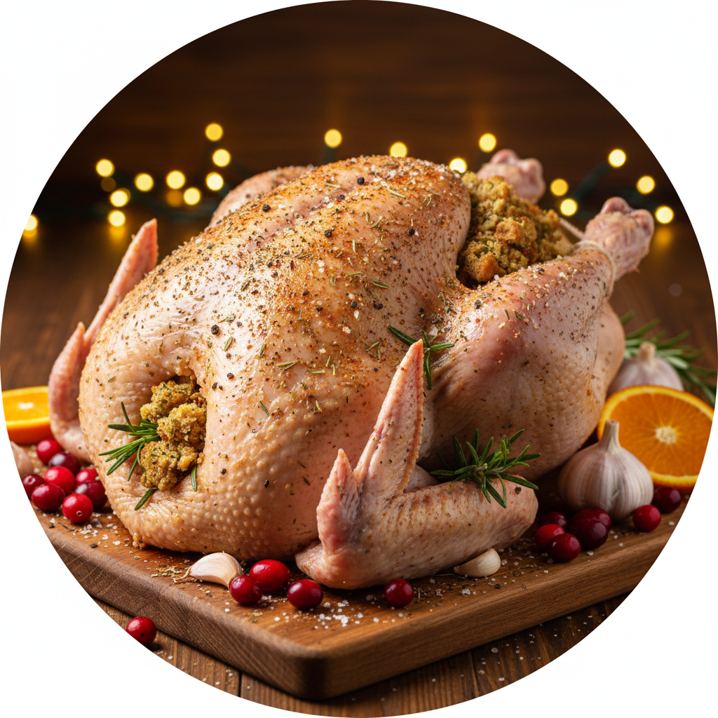 Gevulde Gekruide Kalkoen